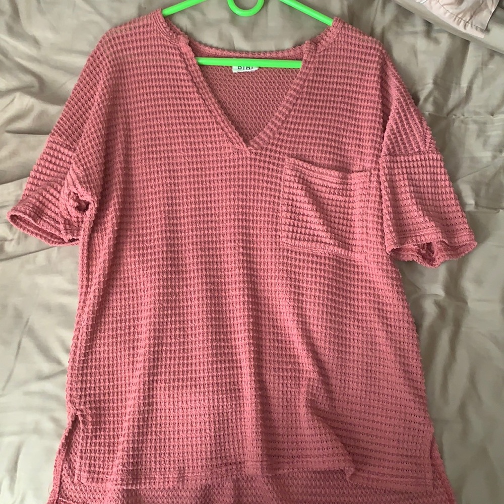 BiBi oversized short sleeve sweater